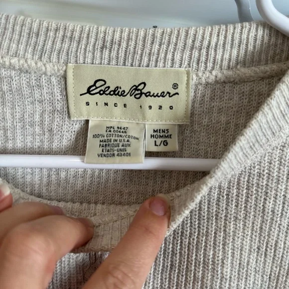 Vintage Eddie Bauer Cotton Sweater - Picture 2 of 6